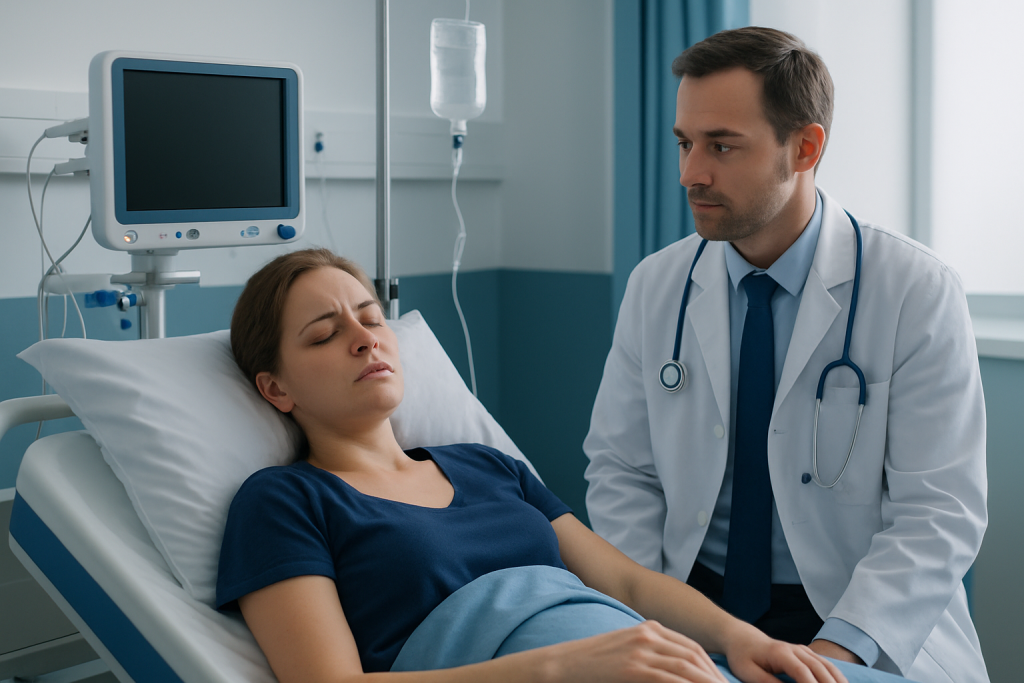 Symptoms — vagal attack
