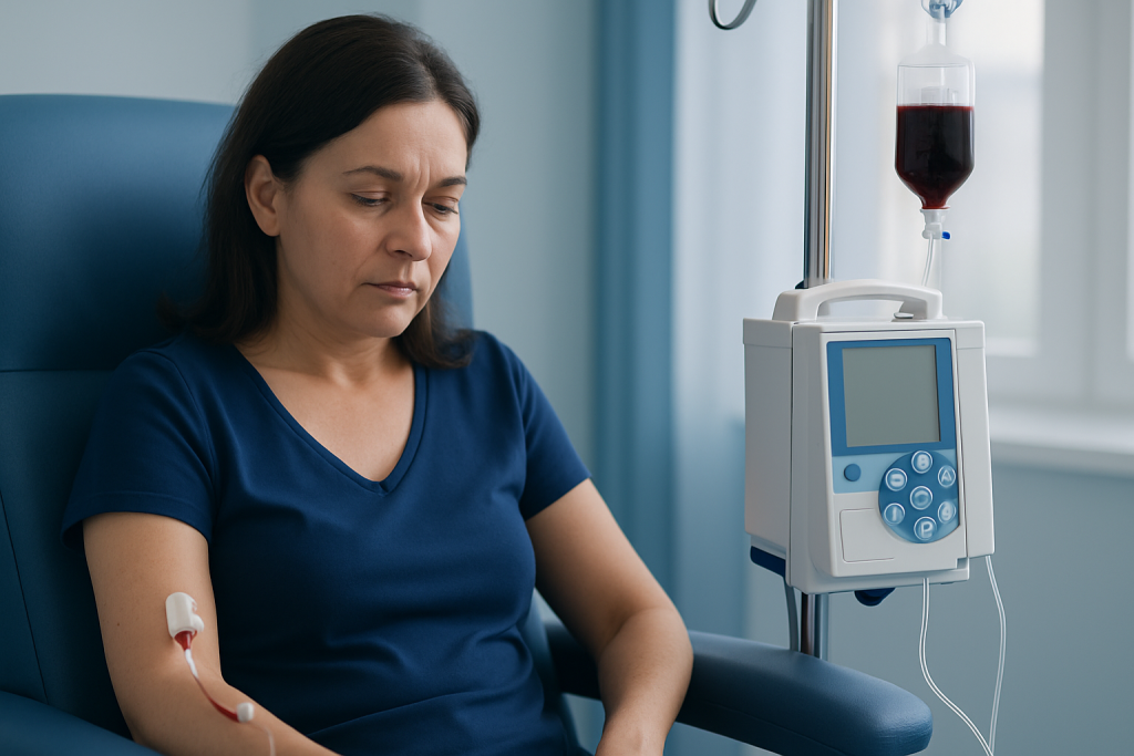 Symptoms — iron infusion side effects