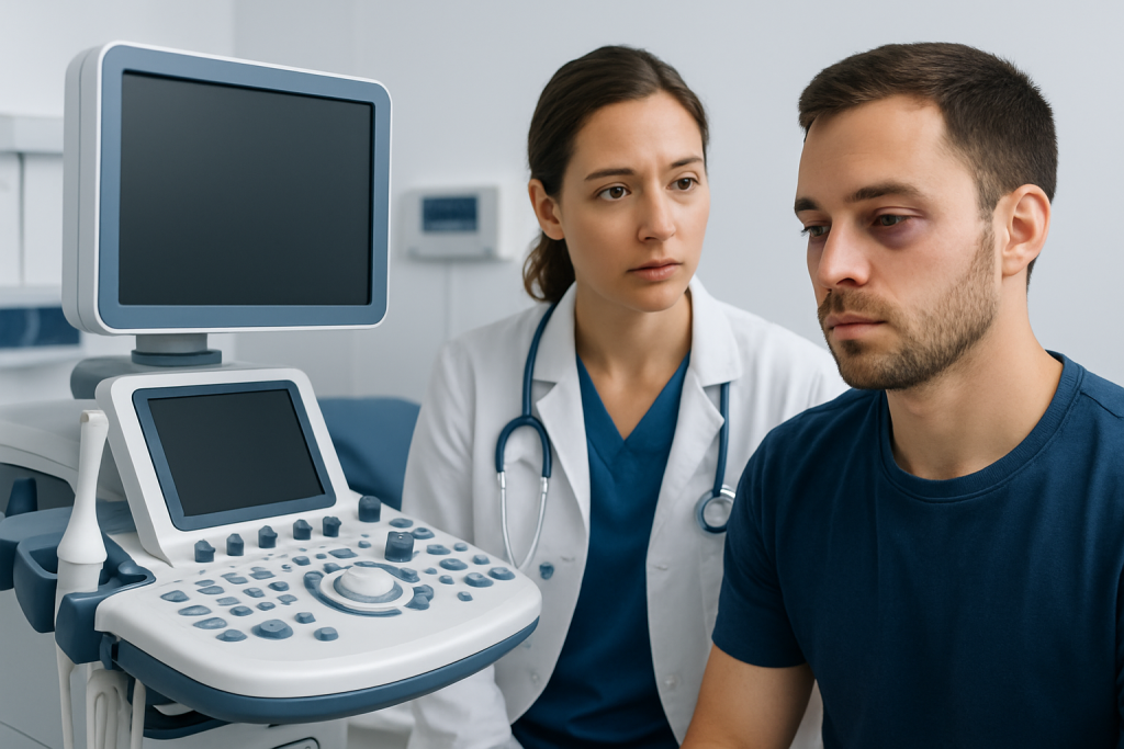 Symptoms — black eye