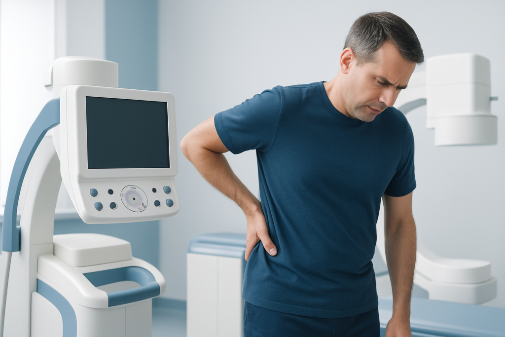 Symptoms — lower backache pain
