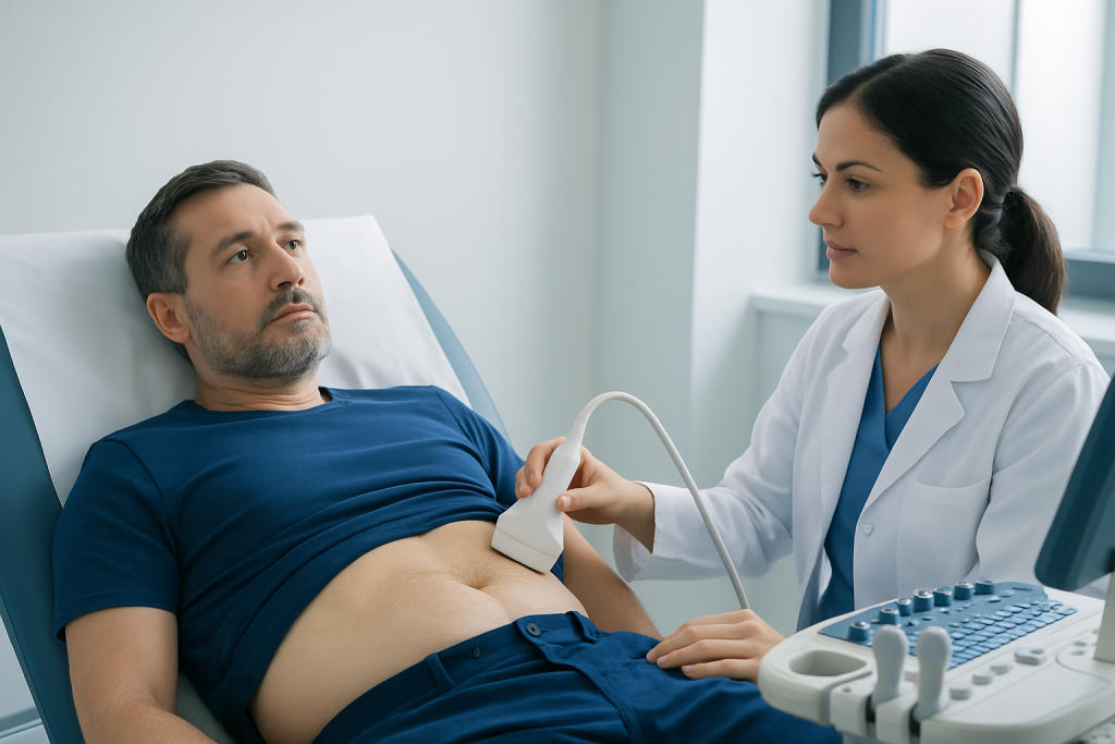 Symptoms — greater omentum