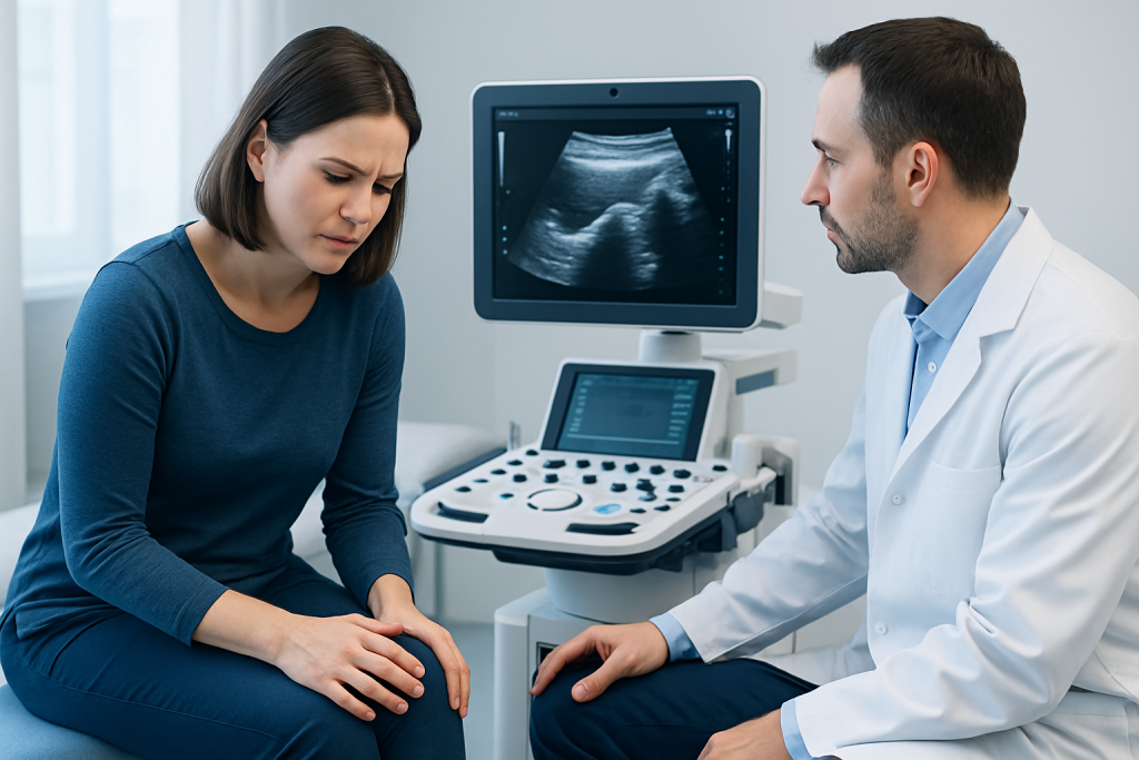 Symptoms — knee ligaments