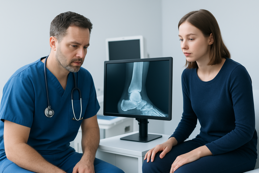 Symptoms — ankle bones