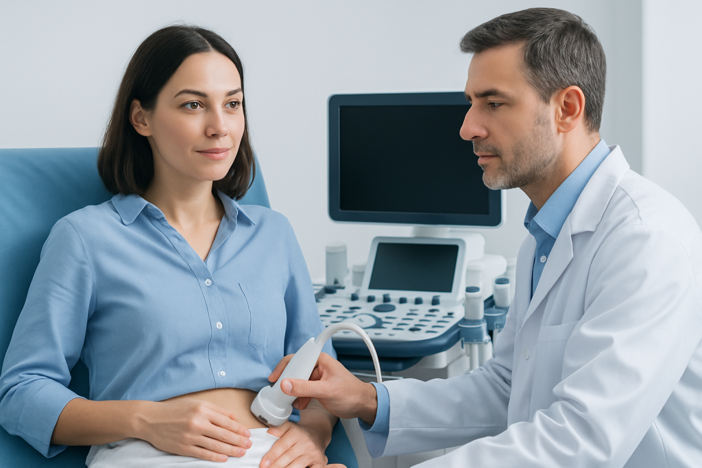 Symptoms — Liver location