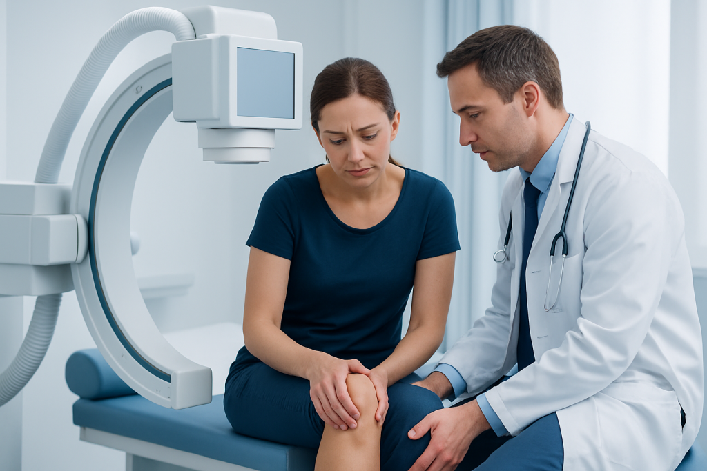 Symptoms — knee is hurting on the inside of knee