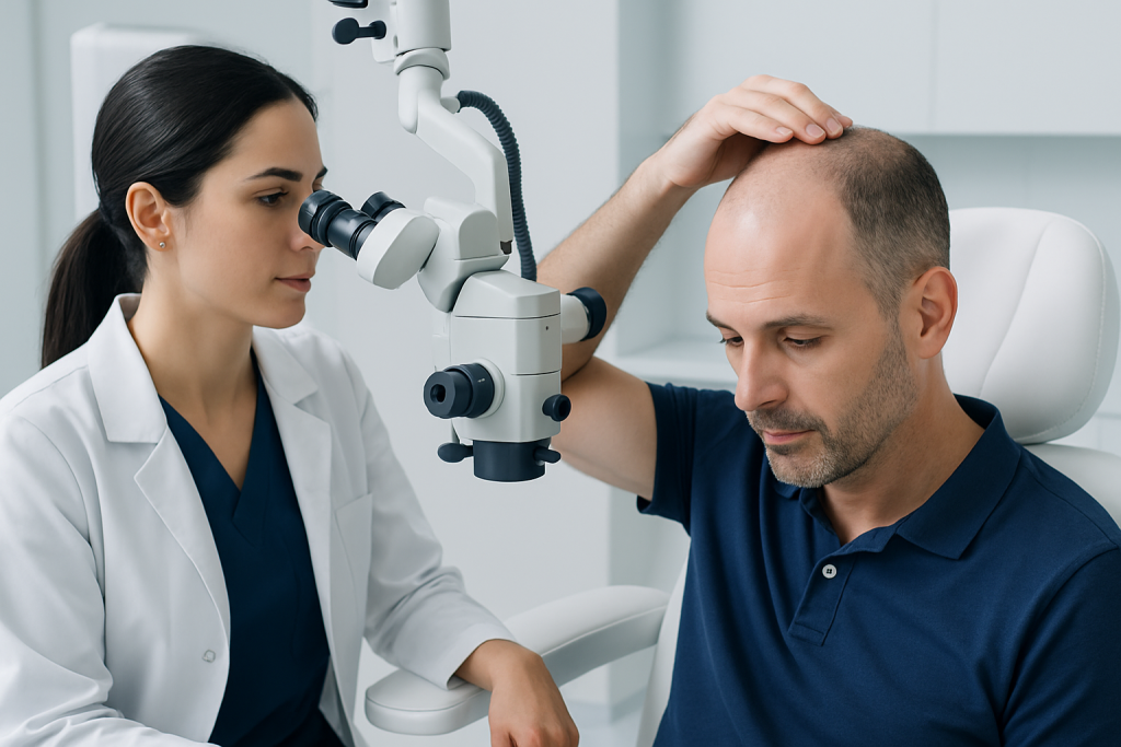 Symptoms — Hair transplant