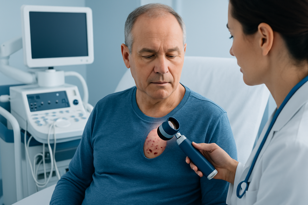 Symptoms — angiokeratoma