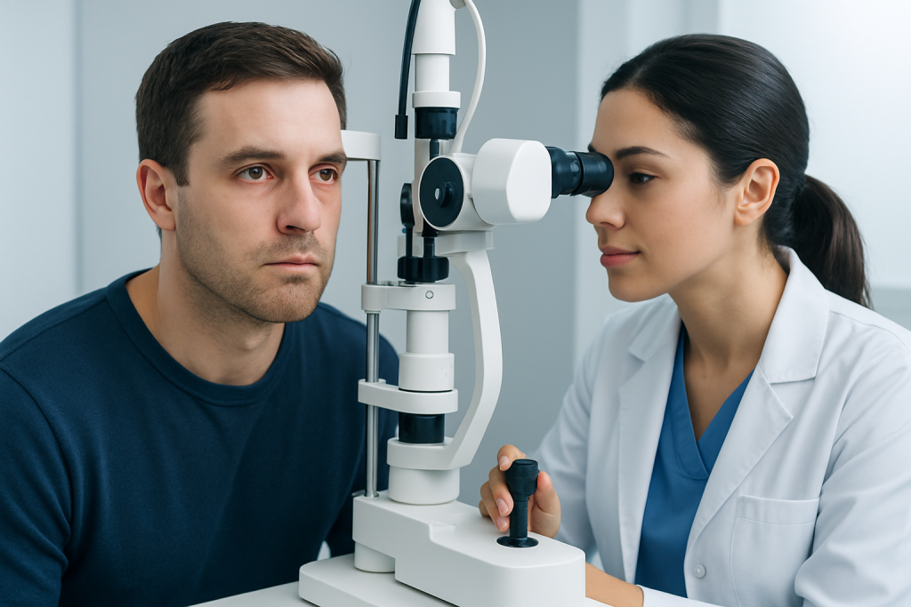 Symptoms — hyphema
