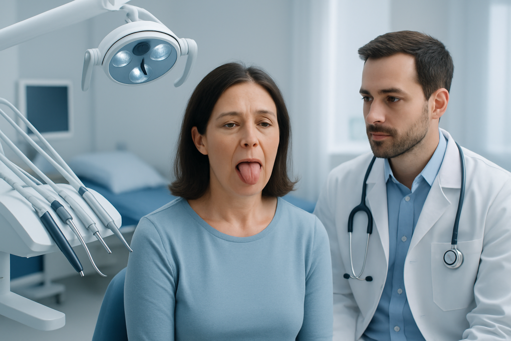 Symptoms — dryness inside the mouth