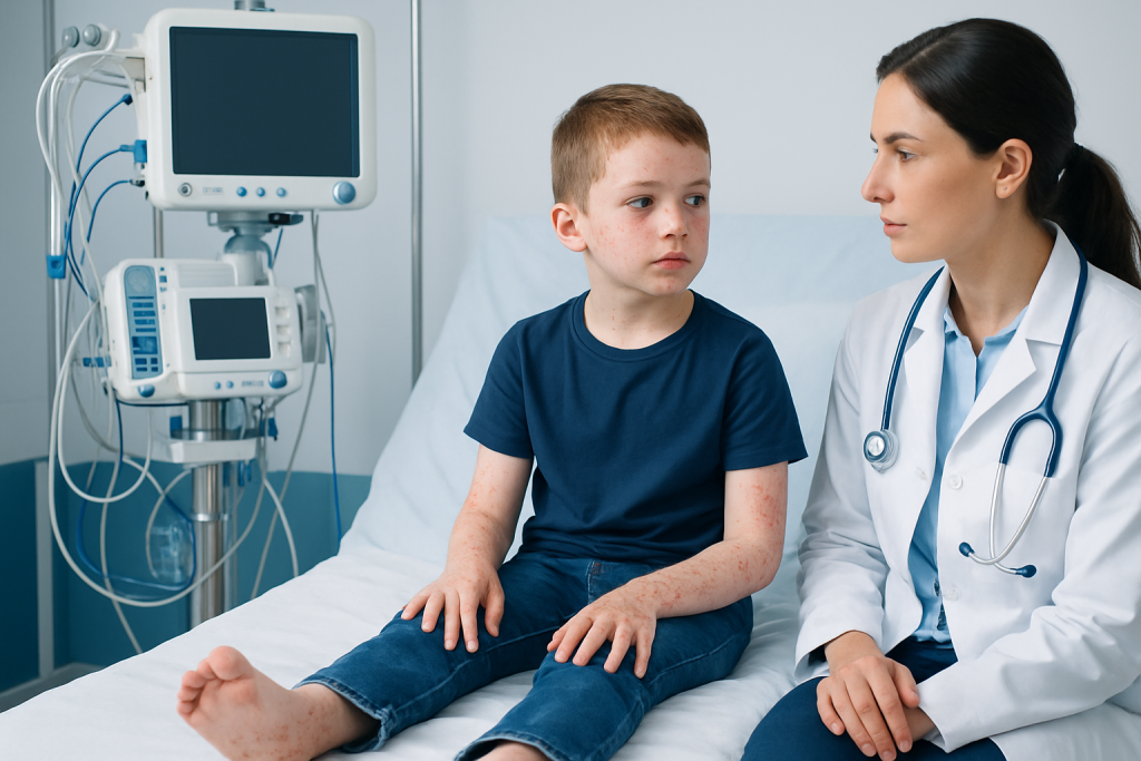 Symptoms — Hand foot and mouth rash