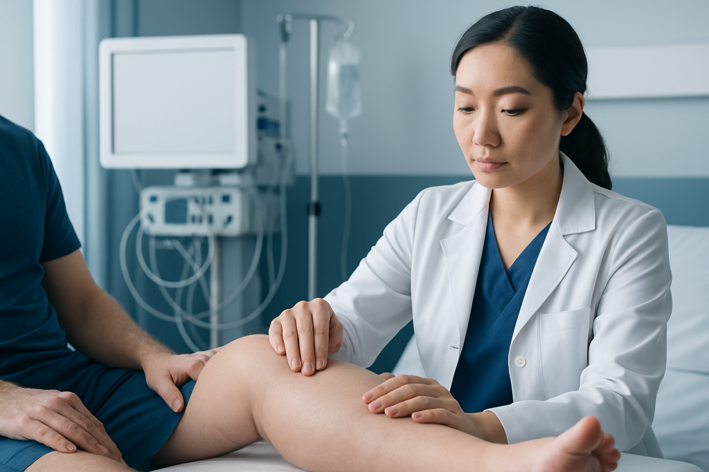 Symptoms — swelling and pitting edema