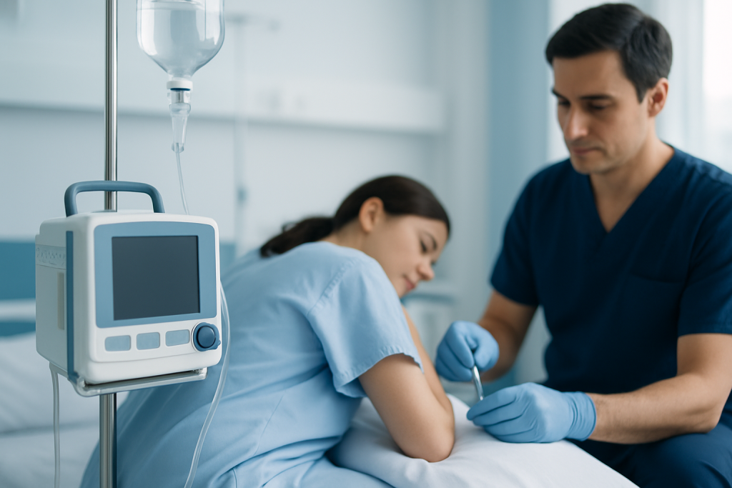 Symptoms — epidural and extradural