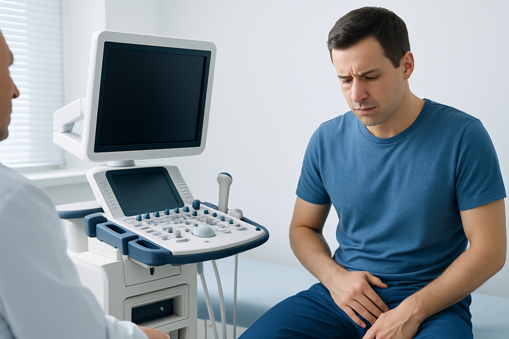 Symptoms — testicles and testes