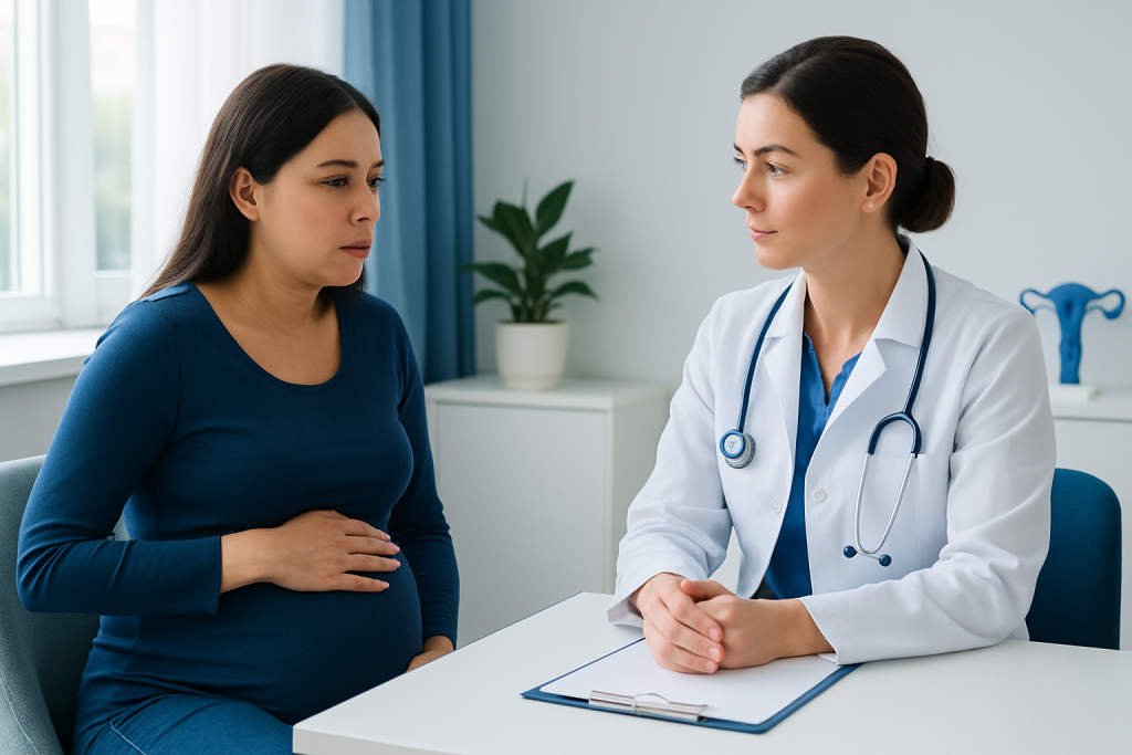 Symptoms and reasons people seek obstetric care — obstetrician