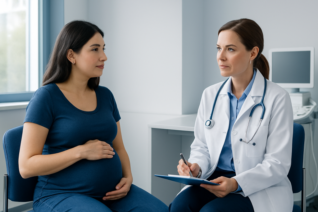 Symptoms and reasons the scan is ordered — 8 week ultrasound
