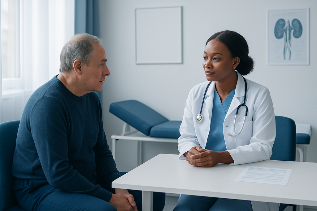 Symptoms and signs that may lead to testing — eGFR blood test