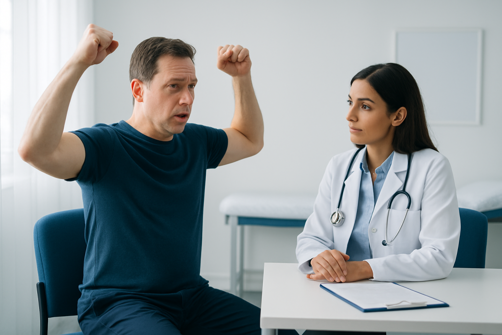Symptoms and Signs to Pay Attention To — shoulder press