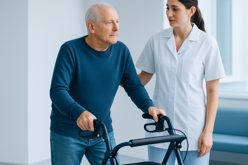 Symptoms and situations that may lead to rollator use — rollator