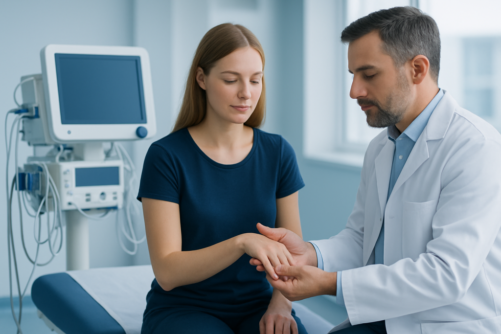Symptoms and what the score may suggest — Beighton Score