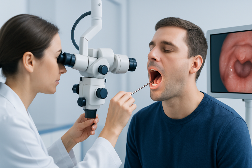 Symptoms and What the Throat May Look Like — strep throat