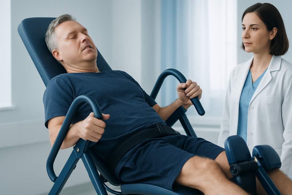 Symptoms People Hope to Ease — inversion table