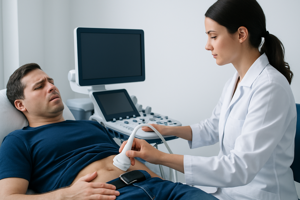 Symptoms That May Appear With It — pain in lower left abdomen
