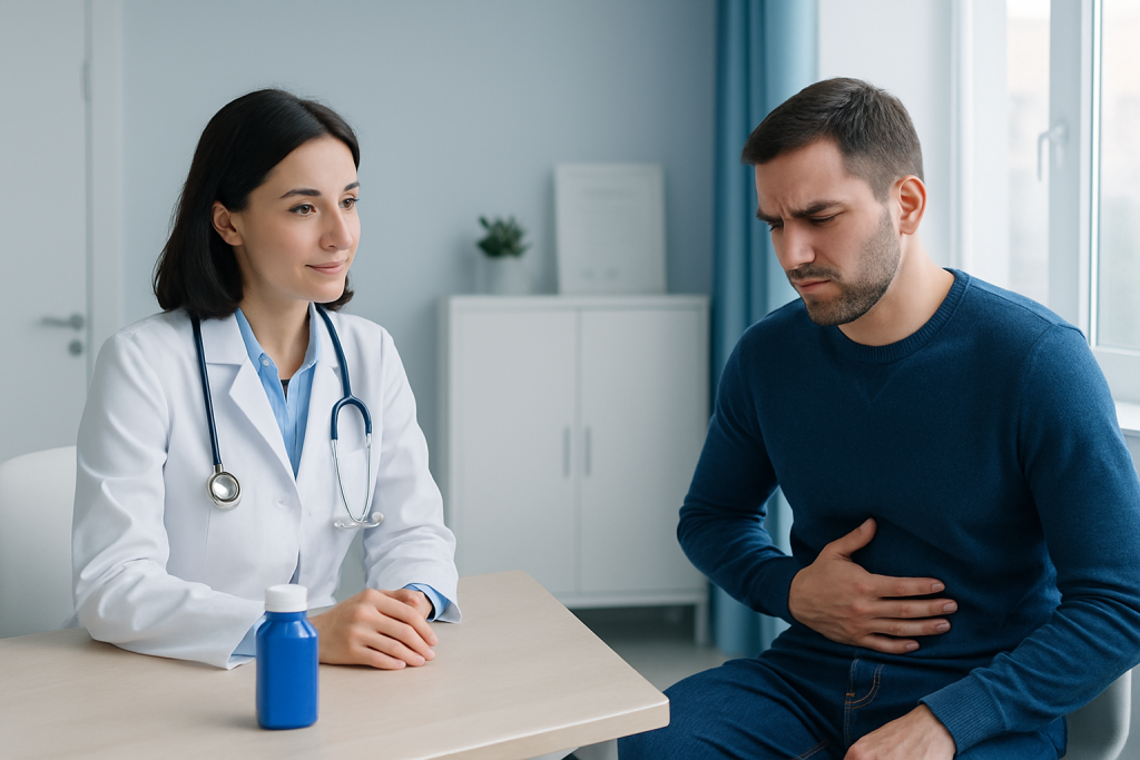 Symptoms that may lead someone to use it — Milk of Magnesia