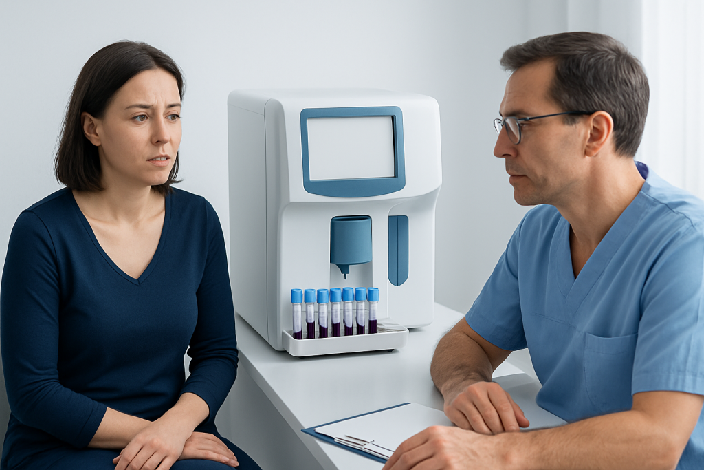 Symptoms that may lead to testing — HGB blood test