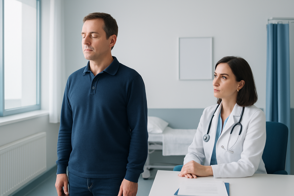 Symptoms That May Lead to the Test — Romberg test