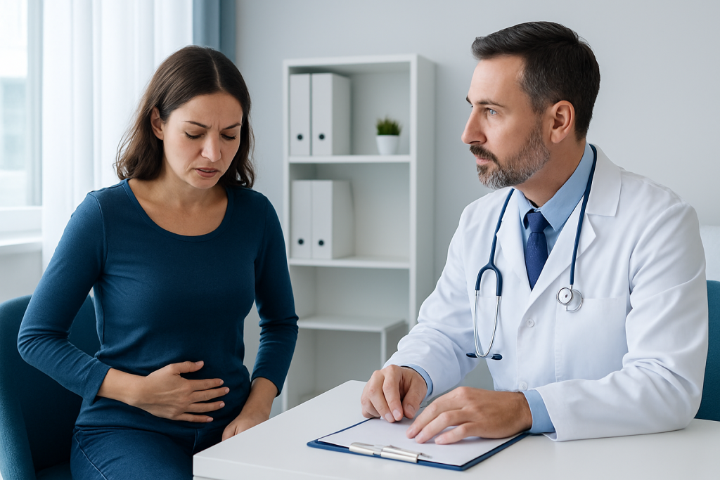 Symptoms that suggest a problem — discharge before period