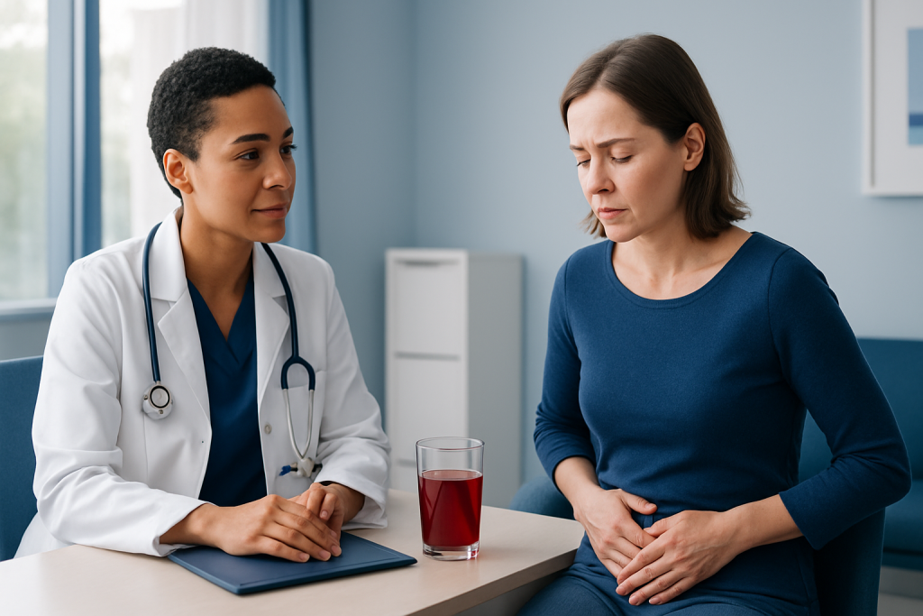 Symptoms That Suggest a Urinary Tract Problem — cranberry juice