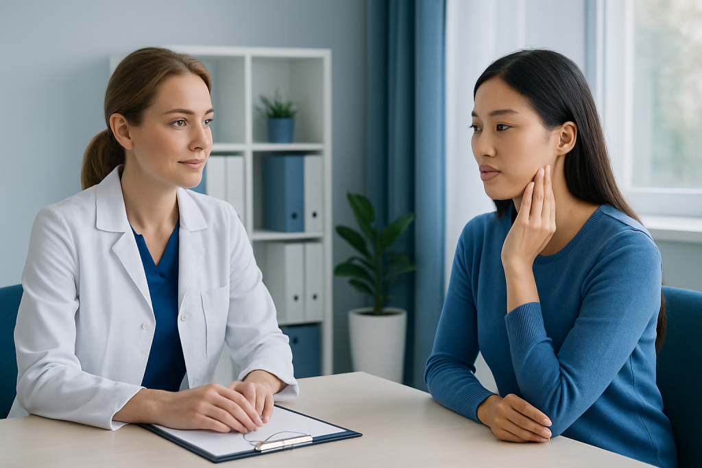 What patients may notice before treatment — Masseter Botox before and after