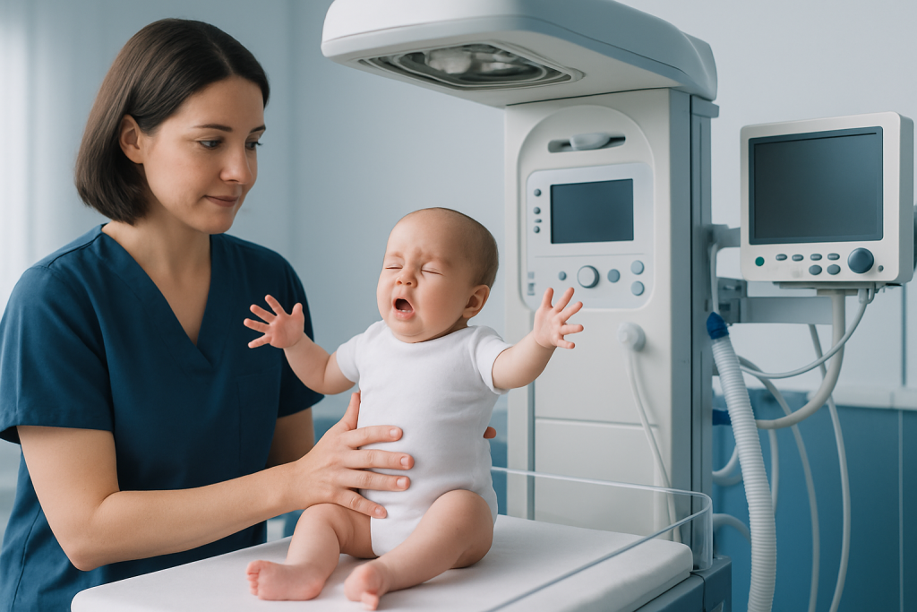 What the reflex looks like — Moro reflex