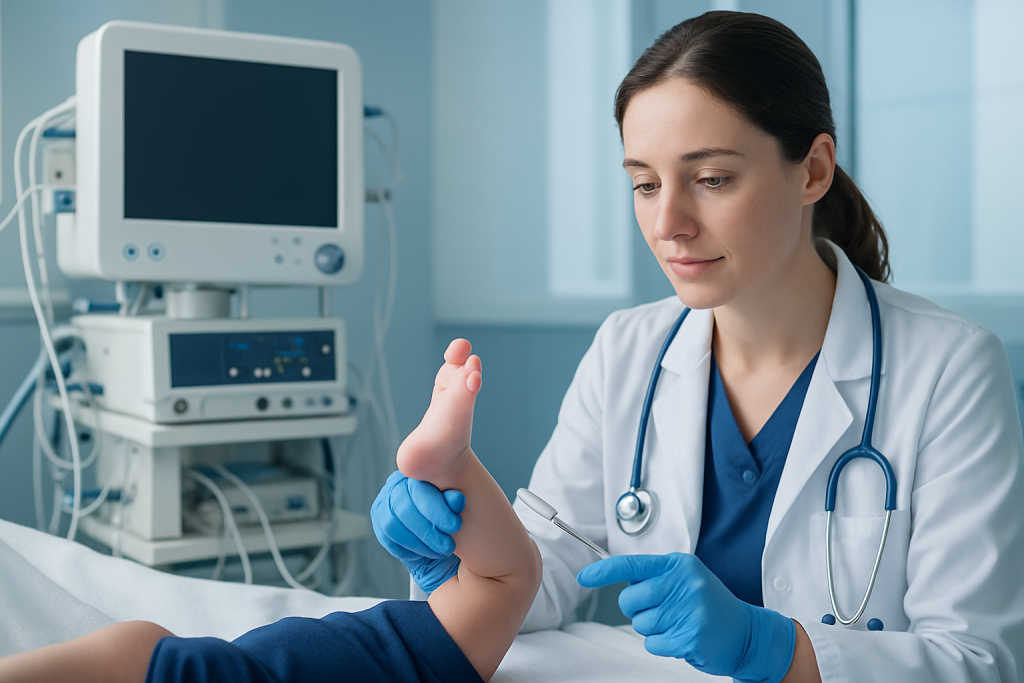 What the Reflex Looks Like — Babinski reflex