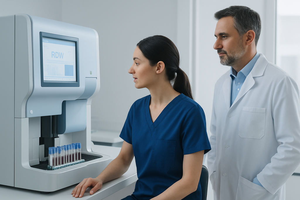 What the result actually means — RDW blood test