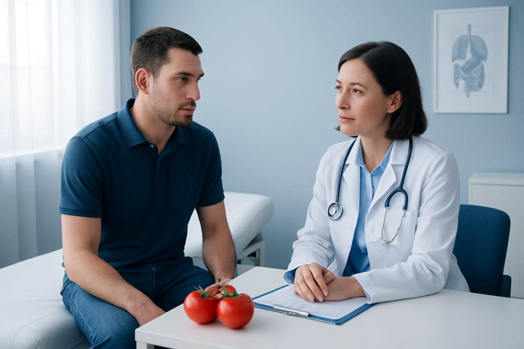 When tomatoes may cause symptoms — tomatoes