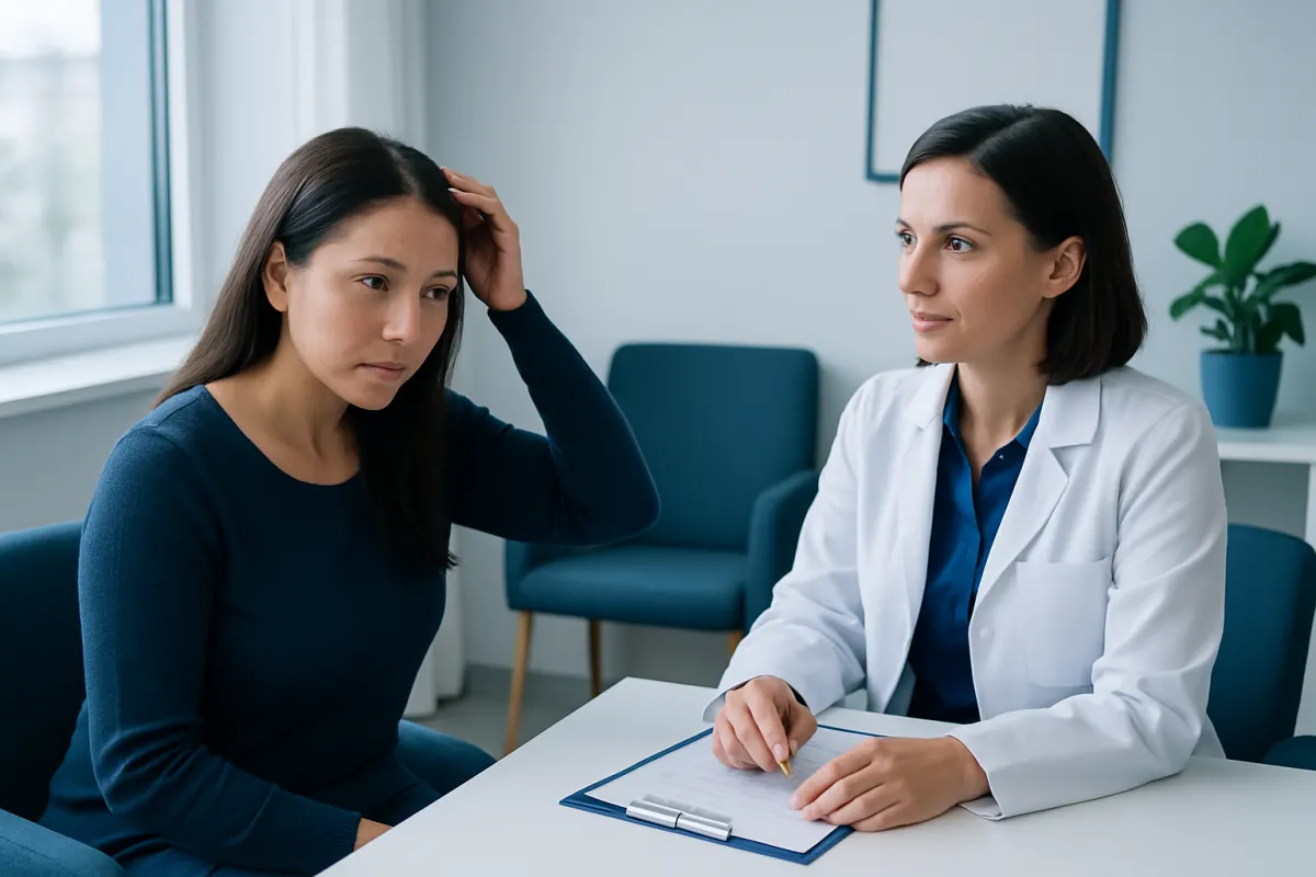 Assessment Before a Hair Replacement Procedure — hair replacement for women