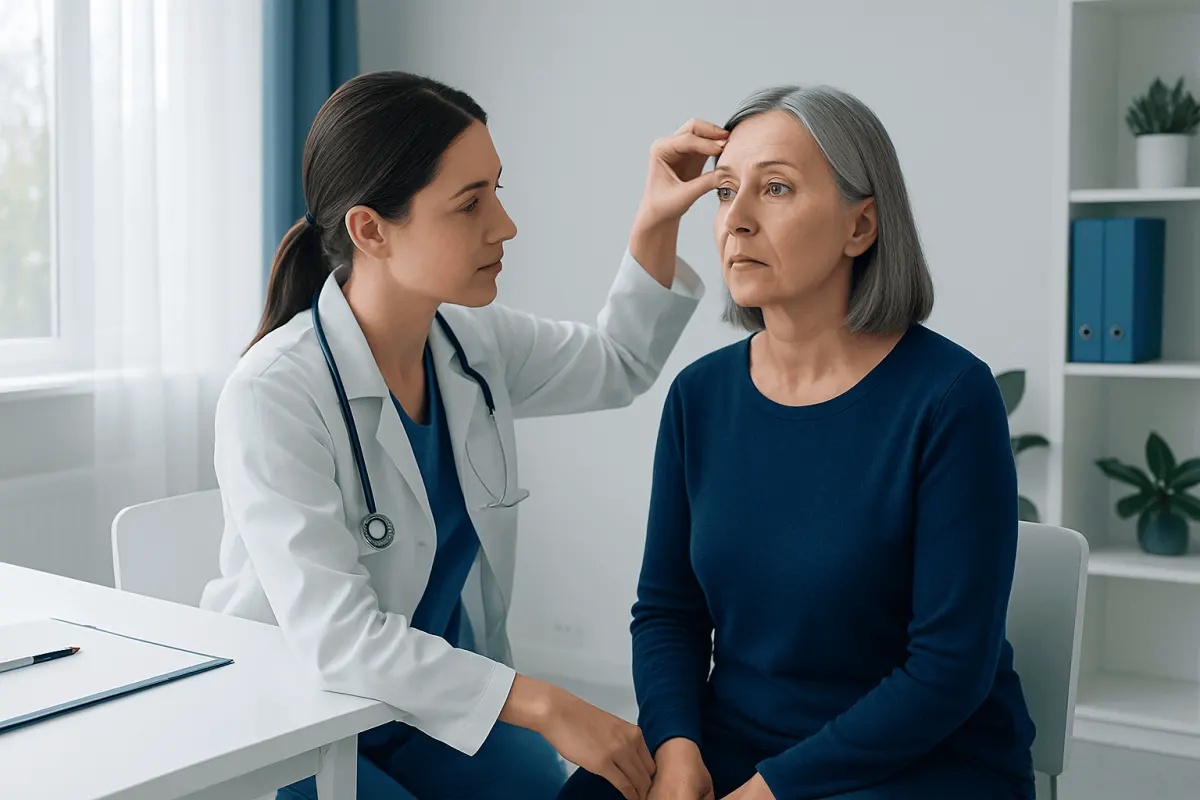 Assessment Before Considering a Procedure — hooded eyelids