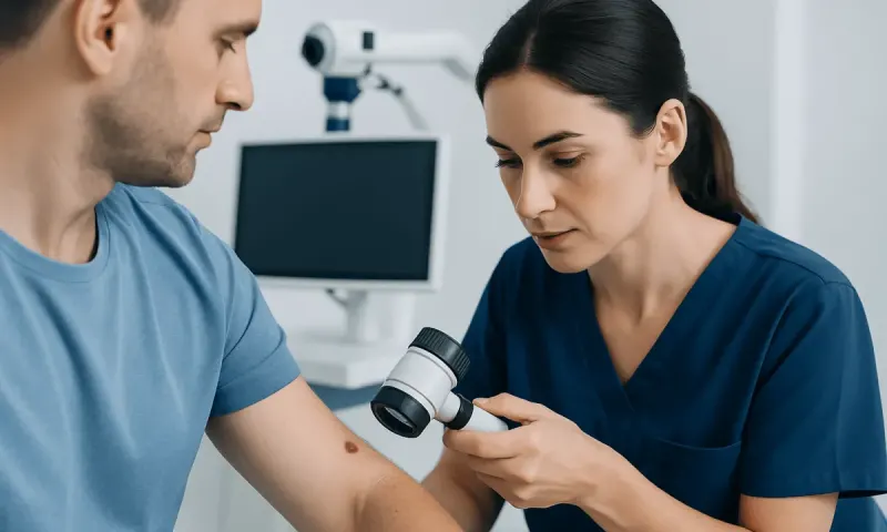 Assessment, dermoscopy and biopsy for diagnosis — private treatment for skin cancer
