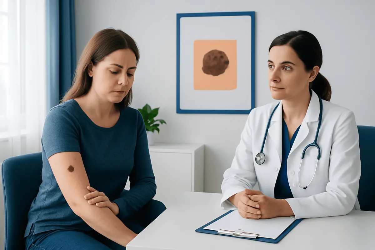 Causes and factors linked with melanoma risk — melanoma cancer sign