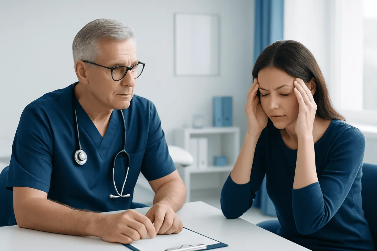 Common causes and related conditions — eye spasm and headache