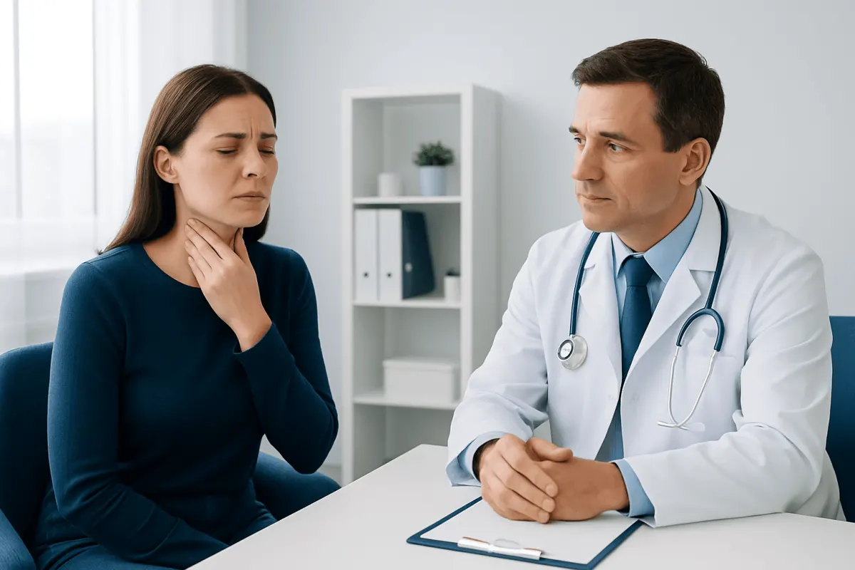 Common Causes and Related Conditions — sore throat from swollen glands
