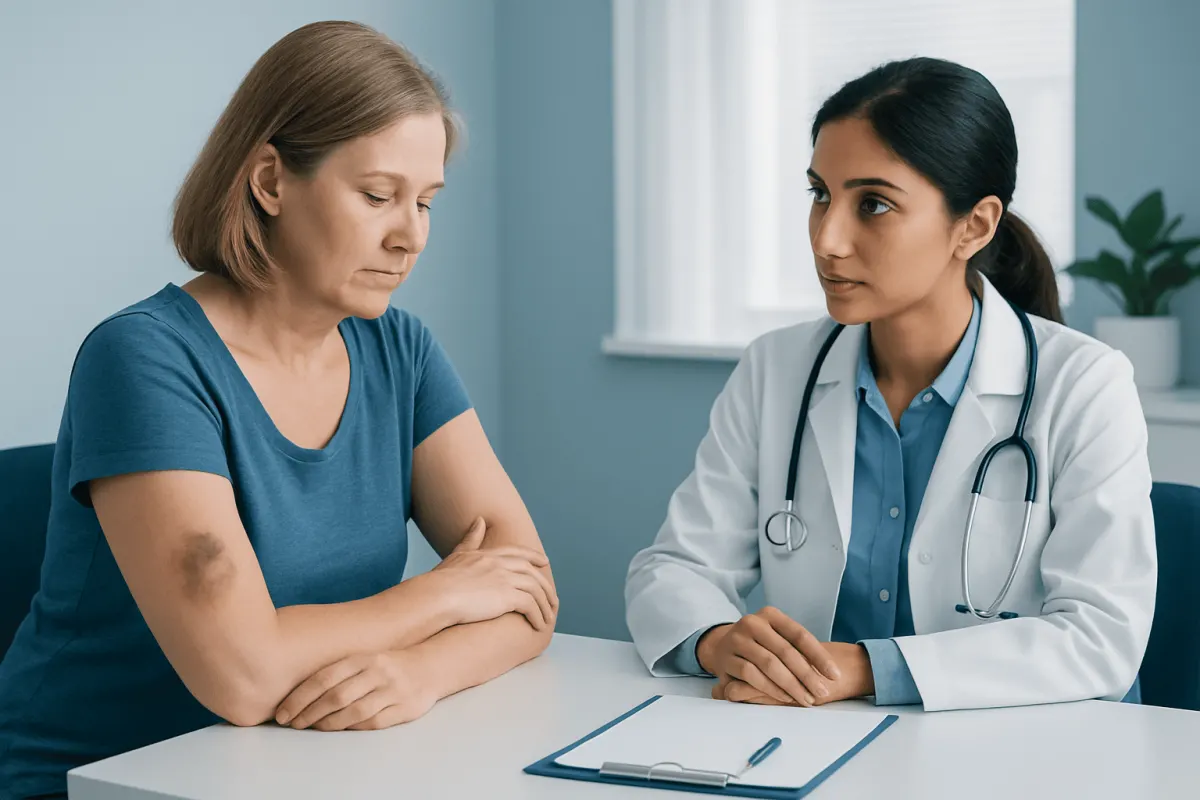 Common causes and risk factors — unexplained bruising