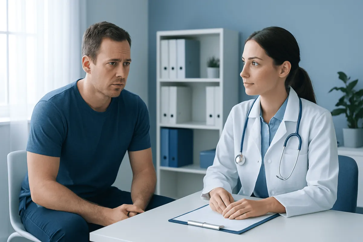 Common causes and risk factors — male urine infection discharge