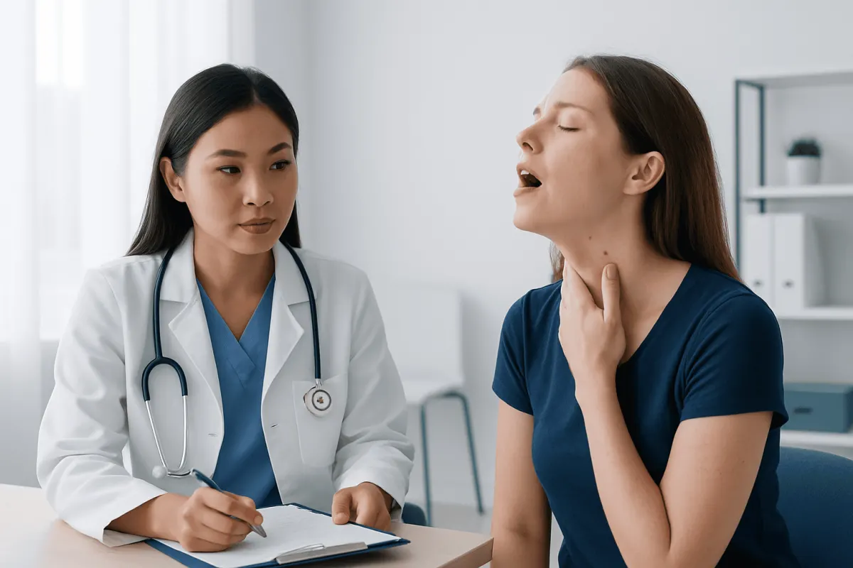 Common causes and risk factors — spots on back of throat red