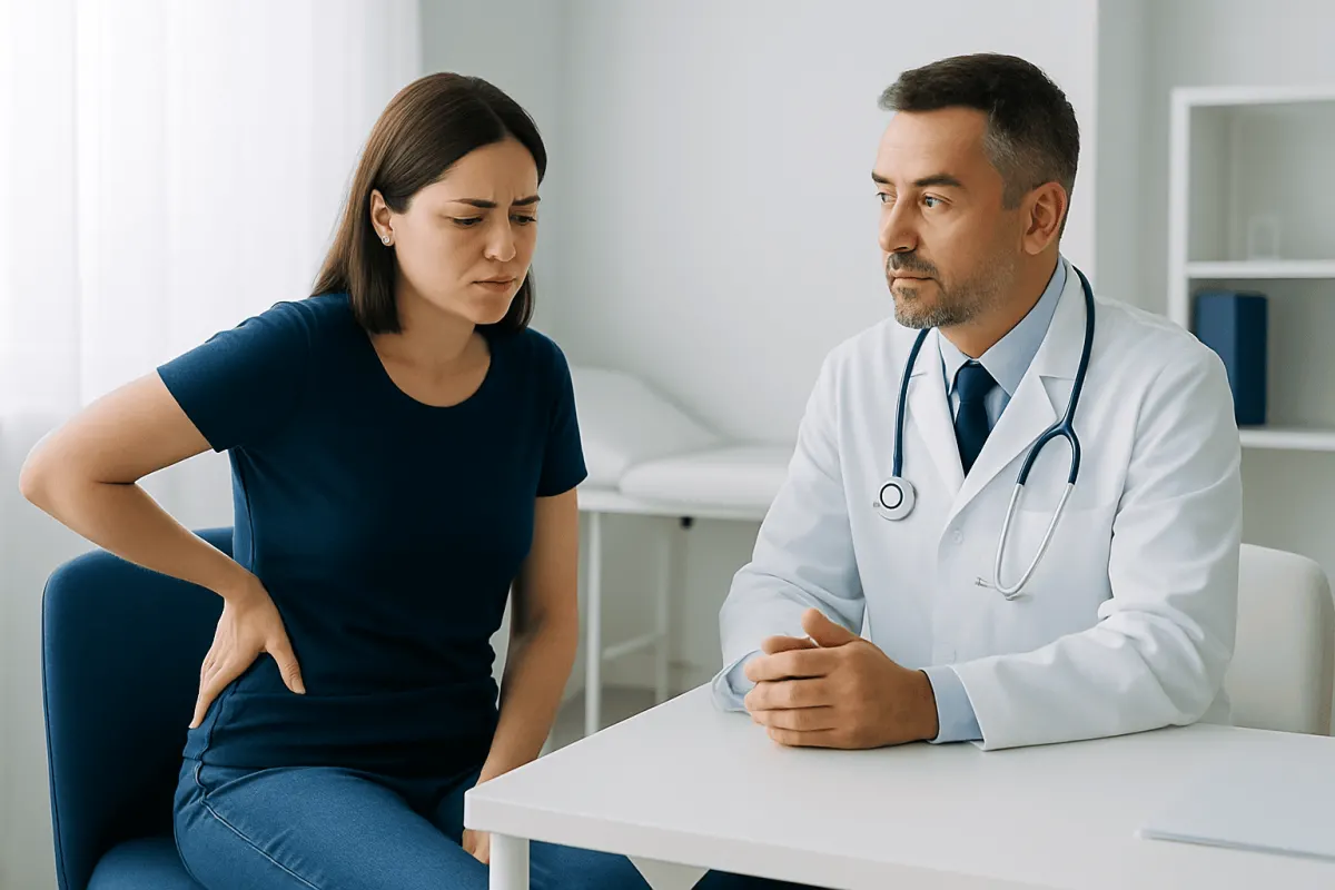 Common causes: from muscle strain to digestive and kidney problems — left side pain above hip