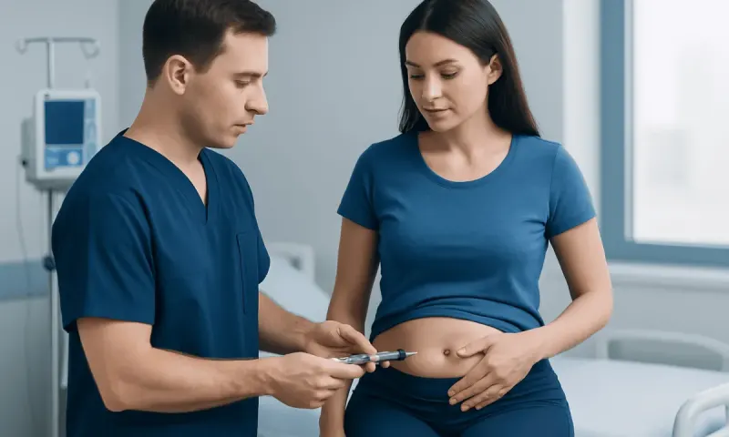 Common Insulin Injection Areas — site of injection of insulin