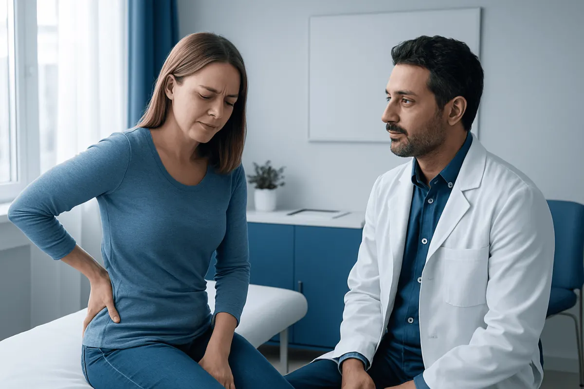 Common musculoskeletal causes — pain in right hip area female