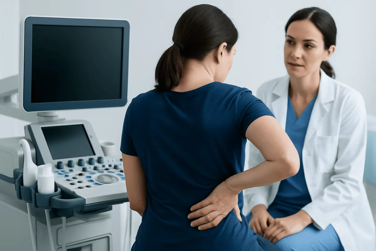 Common patterns and symptoms — back ache upper right