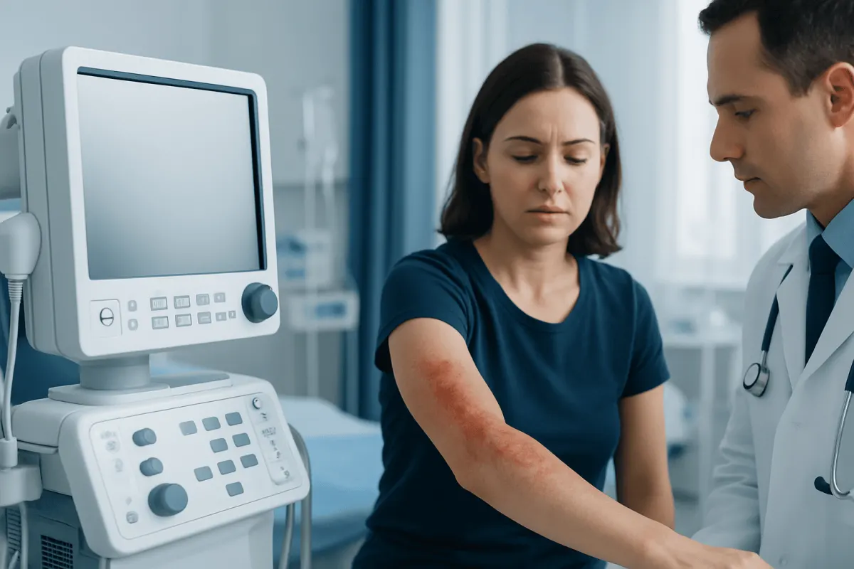 Common Symptoms and How It Looks — 2nd degree burn